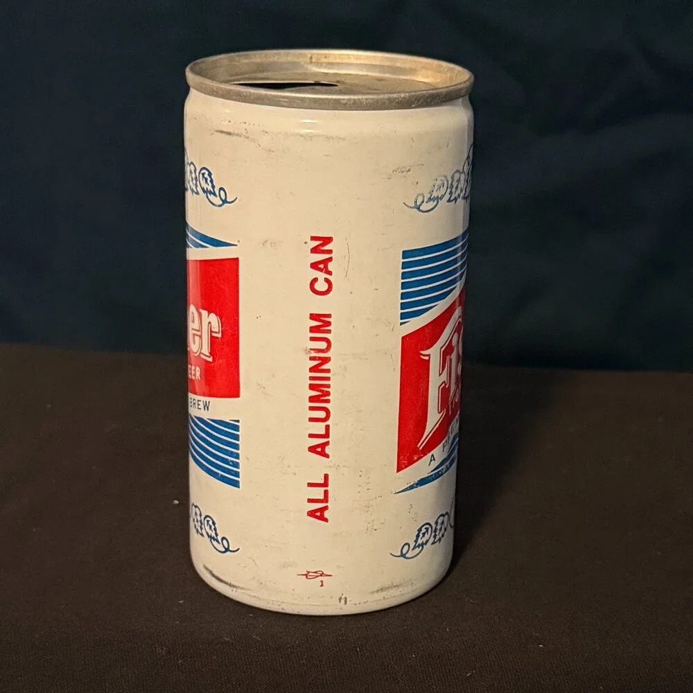 Fisher Light vintage Beer can